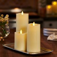 Luminara 3 Ivory LED Pillar Candles Set Extra Image 1 Preview